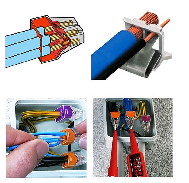 How do you use a push fit electrical connector? How do you use a push fit electrical connector?
