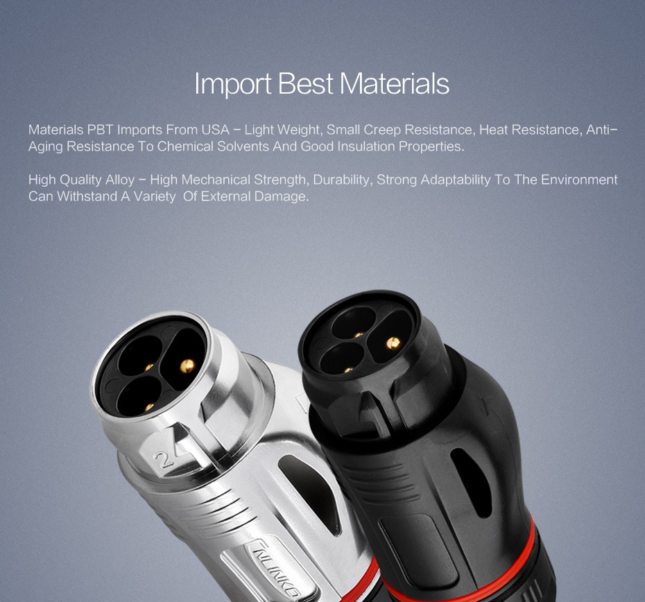 ip67 connector materials